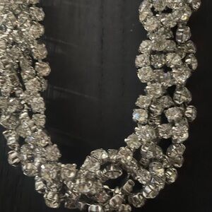 Dazzling A.B.S brand 24”inch braided rhinestone chain Necklace